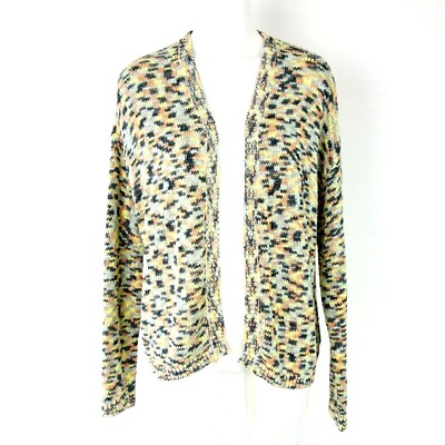 colourful knit cardigan