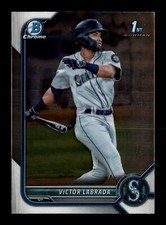 2022 1st BowmanChrome Prospects #BCP-150 Victor Labrada Seattle Mariners Card
