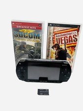 Sony PSP PlayStation Portable Console Bundle SOCOM Rainbow Six Atv READ DESCRIPT