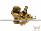 NAUTICAL ASTROLABE MARINE COLLECTIBLE OLD BRASS LOOK  POCKET SEXTANT KEYCHAIN — photo 2