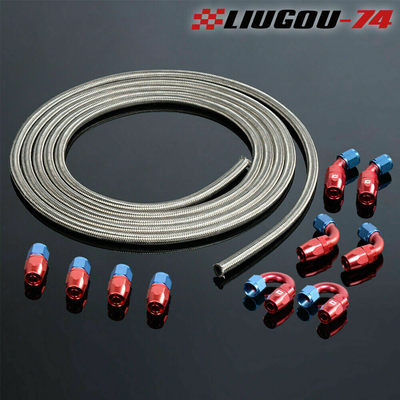 Fitting Hose End Adaptor Kit AN4 4AN Stainless Steel Braided Oil/Fuel Hose Fitting Hose End Adaptor Kit AN4 4AN Stainless Steel Braided Oil/Fuel Hose