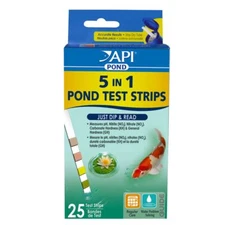API Pond 5 in 1 Pond Test Strips, 25 count 164F