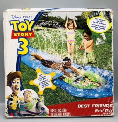 New Disney Toy Story 3 Best Friends Water Slide Tunnel, Outdoor Yard OPEN BOX