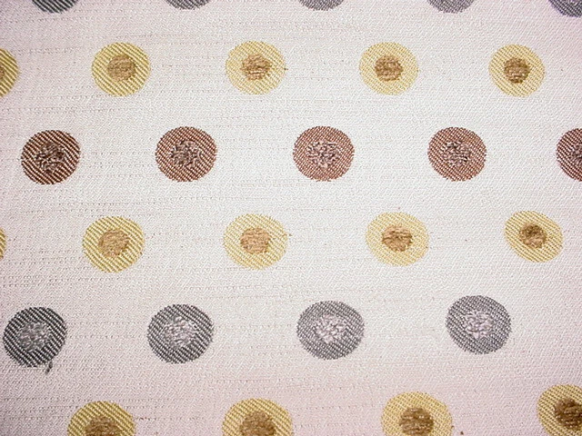 Tela de tapicería 16Y Groundworks GWF-3049 Ventana puntos hierba de limón punto chenilla Foto 3 de 4