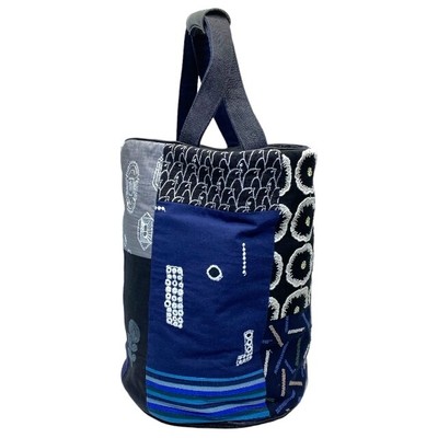 Mina perhonen bucket bag Shoulder bag cotton patchwork embroidery 