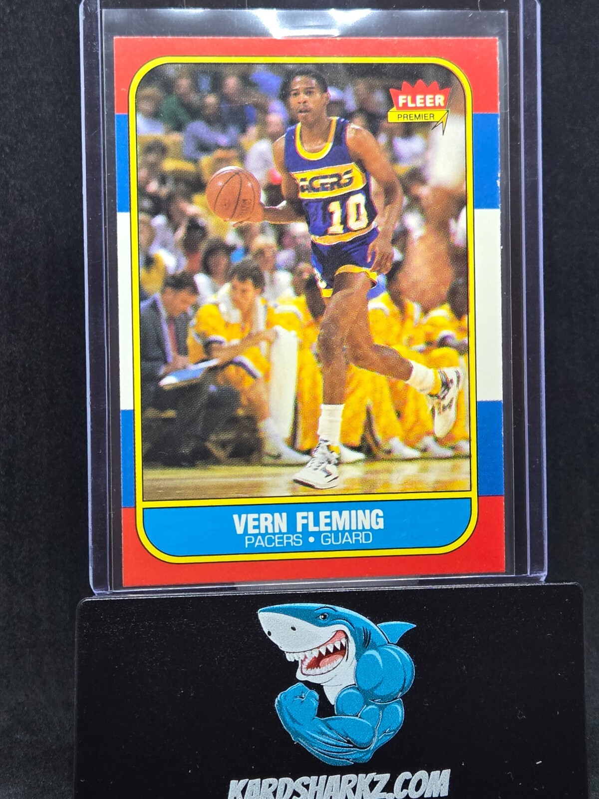 1986-87 Fleer - #33 Vern Fleming 86-87 Fleer Set Break RC Rookie Card