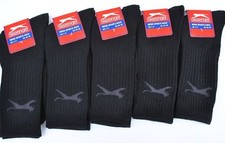 Image of 5 Slazenger Mens Sports Crew Work Short Socks All Colours Size 8-10 Cheapest