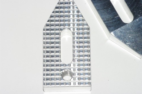 SQUARE ROUGH CUT ! 1/4 20, 1 INCH "WIDE BODY" ALUMINUM CLAMP SET OF FOUR ! - Picture 4 of 12