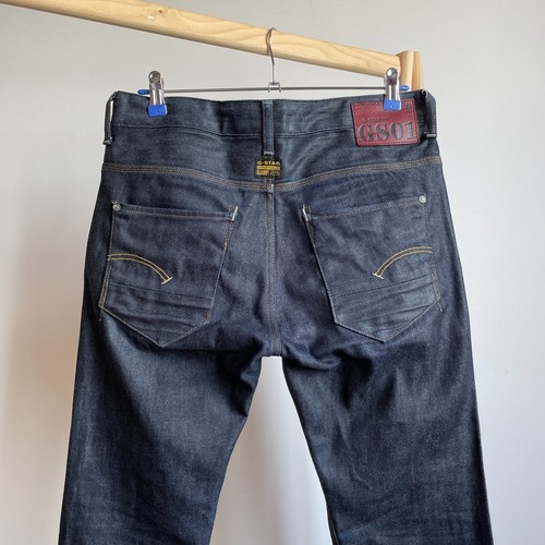 G Star Raw New Radar Slim DT Raw Denim Size 31x34 - Picture 4 of 8