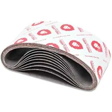 Red Label Abrasives 4 X 21 3/4 Inch 80 Grit Aluminum Oxide Multipurpose Sanding