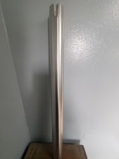 RV SILVER METAL PEDESTAL TABLE LEG  29.5" Surface mount camper