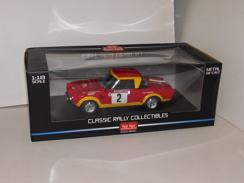 FIAT 124 ABARTH #2 RALLY MONTECARLO 75 MIKKOLA SUN STAR 4947 1:18 - Picture 3 of 5