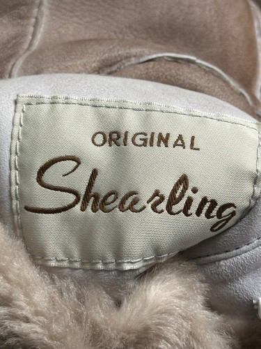 GMS-75 Gimos Lamb Shearling Leather Brown Vera Pelle Jacket Size S - Picture 8 of 12