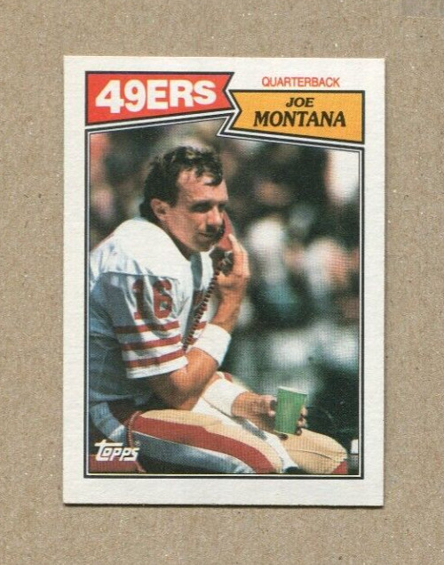 1987 Topps Football #112 JOE MONTANA  San Francisco 49ers ...NM/MT
