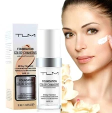 TLM Pro Classic Colour Changing Foundation Magic Flawless Concealer Makeup 30ml