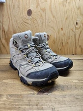 MERRELL Moab Ventilator Wmns Sz 8.5 Walk Hiking Trail Shoe Taupe Sneaker Vibram