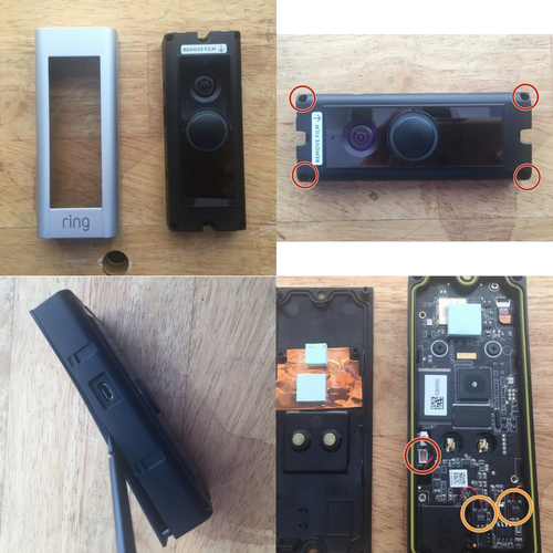 RING Doorbell Pro Replacement Button (Brand New) Sensor Works Injection