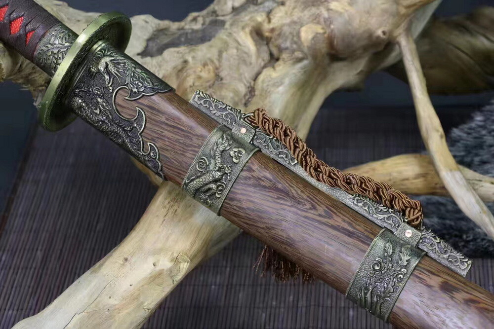 Long Handle Saber Chinese KUNGFU Broadsword Dragon Phoenix Sword