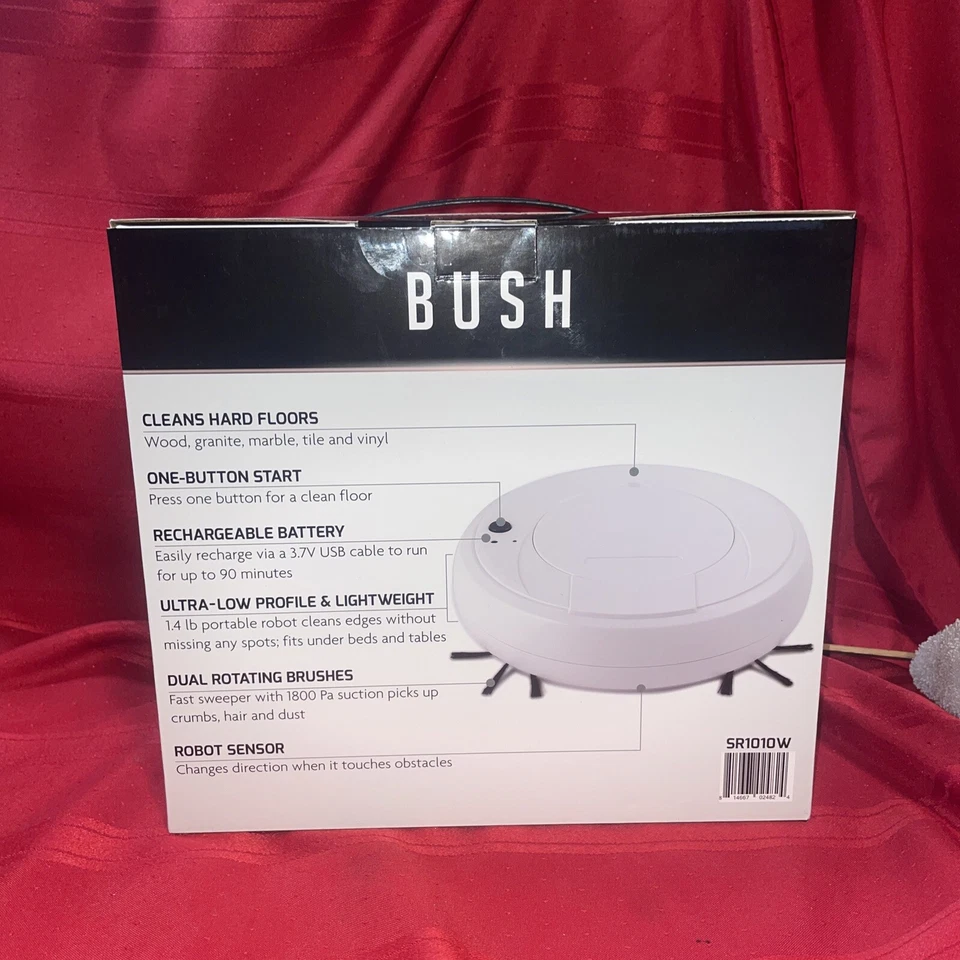 Bush Robot Sweeper For Hard Floors *new In Box - Image 4 of 4
