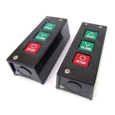  Lot of 2 PBS-3 NEMA 1 Three Button Interior Surface Mount Control Stations