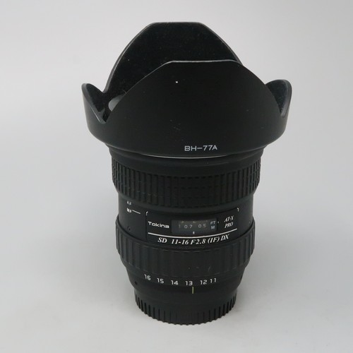 Tokina AT-X PRO SD 11-16mm f2.8 DX IF AF Lens for Nikon -- plus Lens Hood - Picture 3 of 9