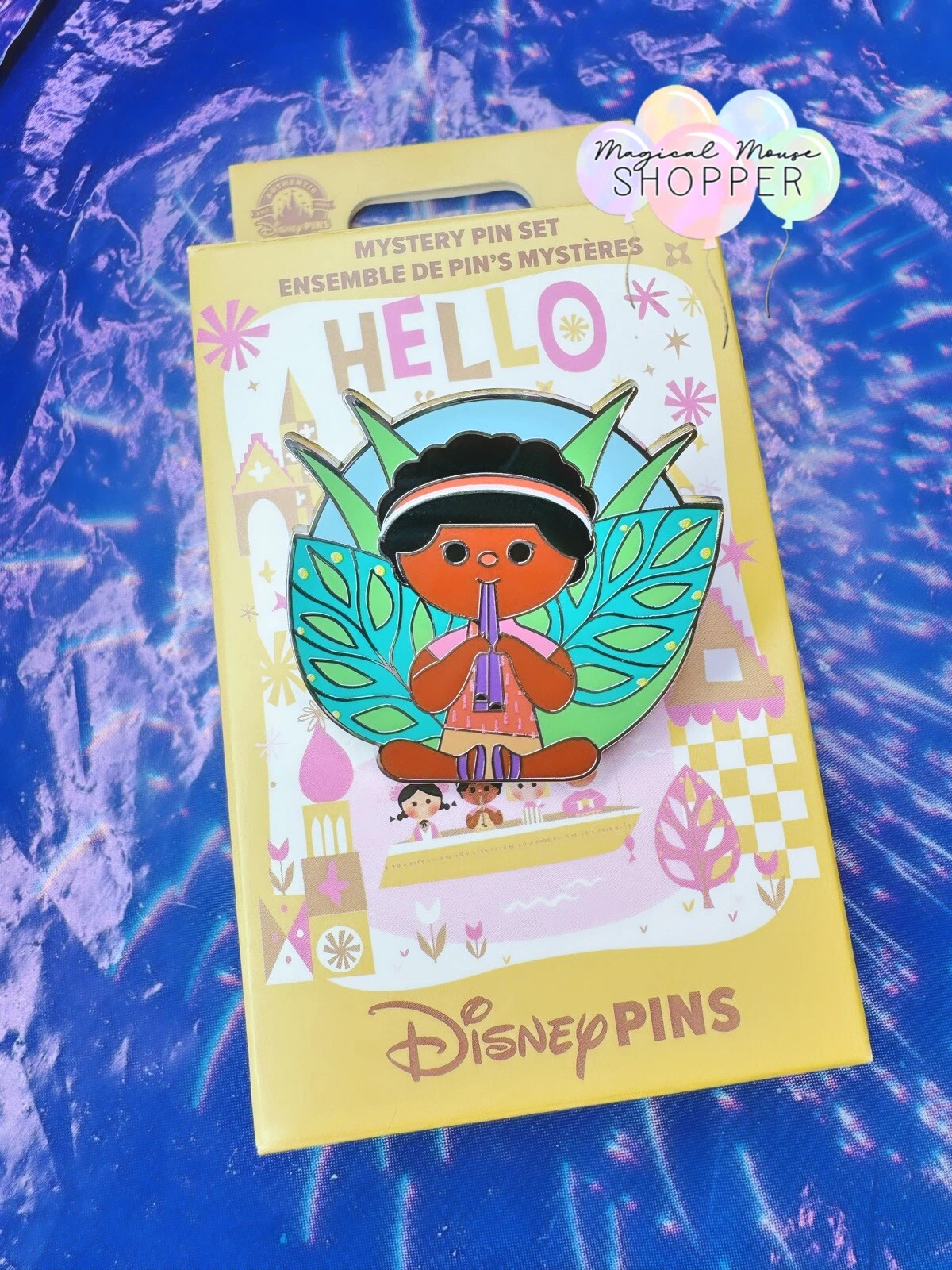 2024 Disney Parks Hello It’s A Small World Mystery Pin Kenya Only