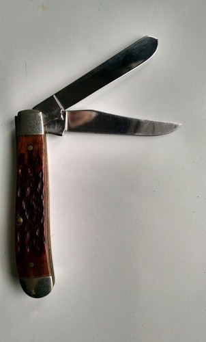 Case xx Chestnut bone mini trapper pocket knife New condition | eBay