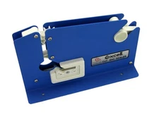 T.R.U. Excell ET-605K Blue Metal Bag Sealing Tape Dispenser: 1/2" in. wide