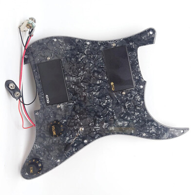 HH Prewired Loaded Pickguard with Humbucker Pickups for Fender Strat Guitar