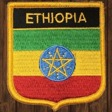 Ethiopia Embroidered Patch — Iron On