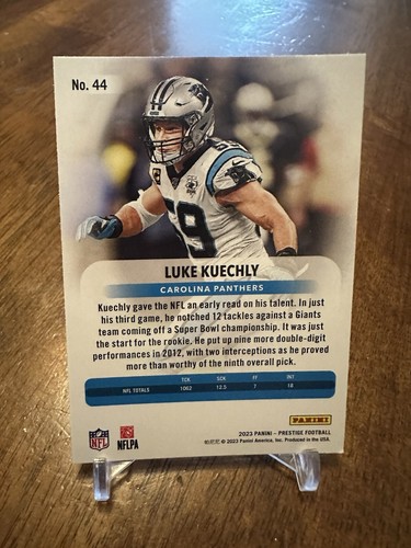 Luke Kuechly 2023 Panini Prestige Xtra Points Sunburst #44 Carolina Panthers - Picture 2 of 2
