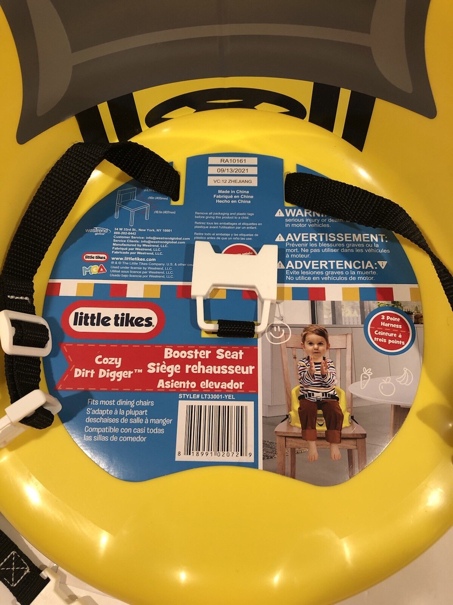 Little Tikes Cozy Dirt Digger Kid Plastic Table Chair Booster Seat