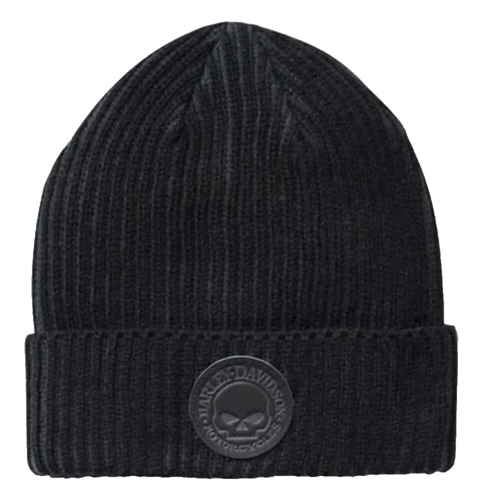 Gorros Beanie Harley-Davidson Negro para Mujeres