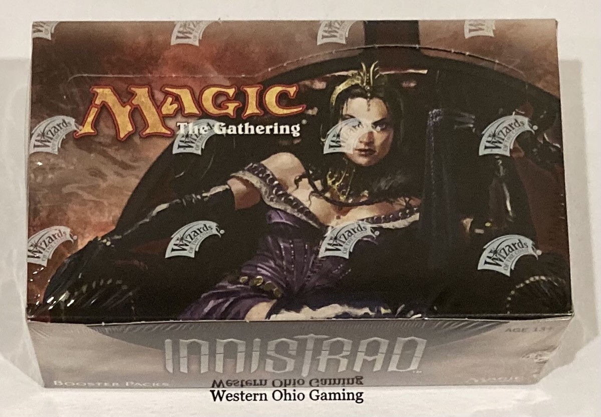 mtg innistrad booster box Magic The Gathering ENGLISH Innistrad Booster Pack Box NEW MTG TCG CCG