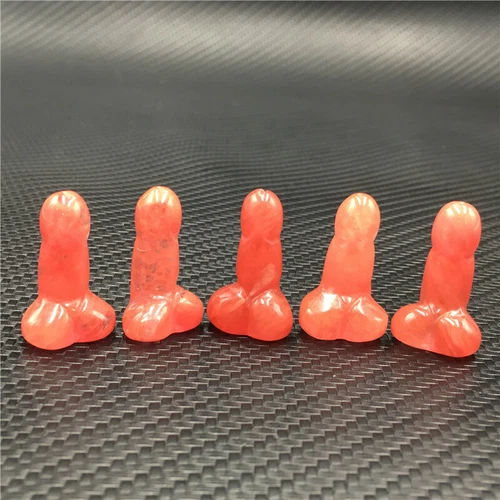 Wholesale Natural mix mini Penis Carved quartz Crystal Massager Wand Healing - Picture 48 of 296