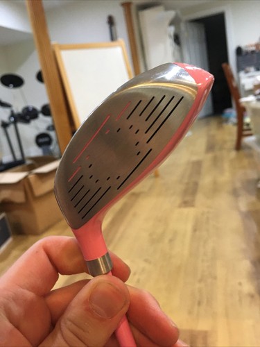LYNX 1 PUTTER, 7 IRON, 3 WOOD PINK GIRLS JUNIOR/TODDLER RH Golf Clubs Bag RARE! - Picture 21 of 24