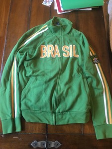 O Brasil Blue Marlin Brasil número de Futebol Calcio Moletom Verde Masculino Grande | eBay