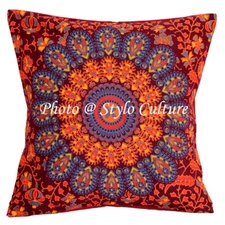 Mandala Cushion Cover Mandala Sofa Cover Ethnic Decorative Bohemian Home Decor