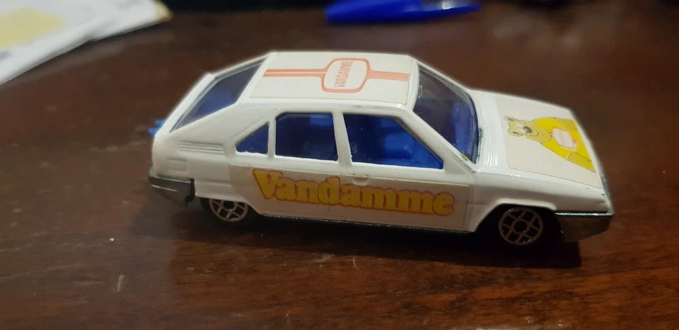 NOREV MINI JET FRANCE 1/55 CITROEN BX VANDAMME WHITE VERY GOOD VINTAGE - Immagine 4 di 4