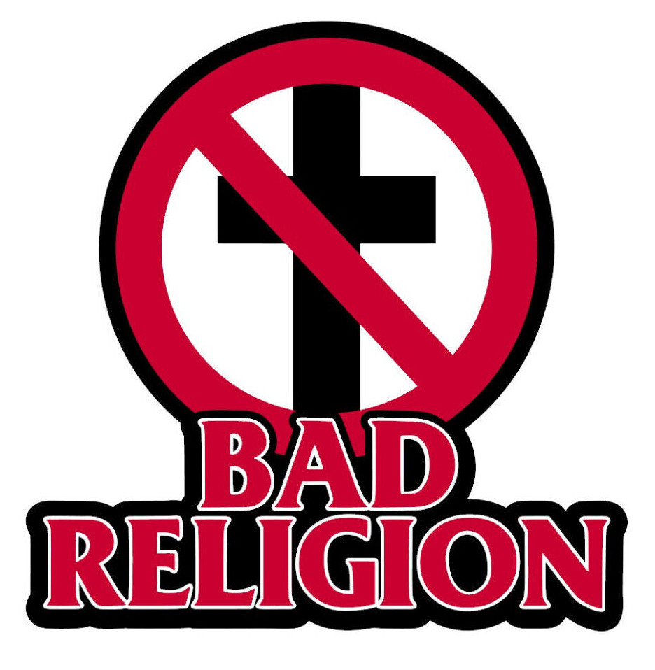 Bad Religion Logo Die Cut Laminated Vinyl Sticker/Decal - Punk Rock | eBay