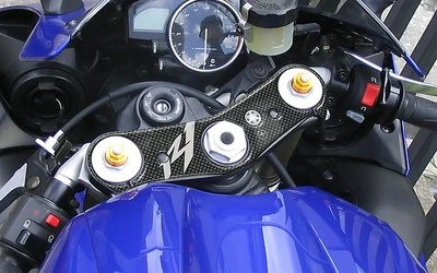 LABELBIKE Adhésif 3D Compatible pour Moto R 1 Protection Plaque Fourche Yamaha R1 07-08