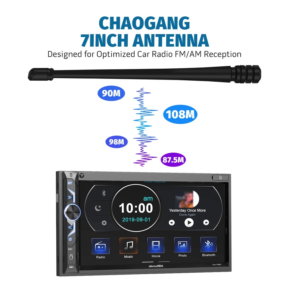 7 inch Car Antenna Mast Vehicle  Radio Antenna Universal for INFINITI  Nissan - Изображение 3 из 4