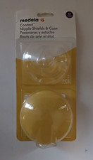 2pc Medela Contact Nipple Shields  Carrying Case 24mm Latch Help Breastfeeding