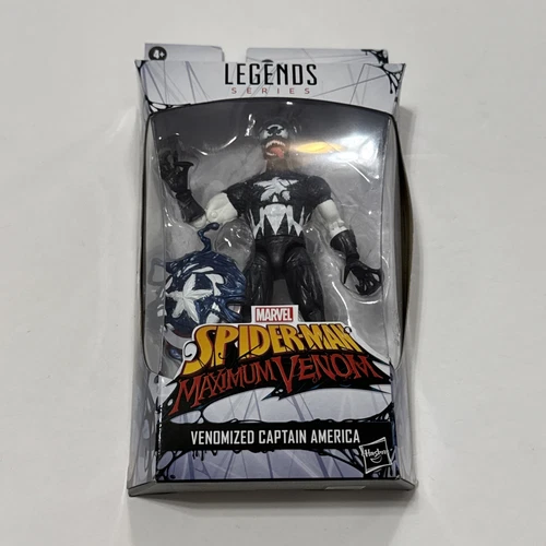 Marvel Legends Spider-Man Maximum Venom Venomized Captain America Exclusive 2020