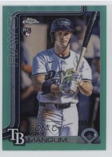 2025 Topps Chrome Update Aqua Refractor 55/199 Jake Mangum #USC176 15ko