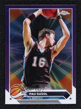 2023-24 Topps Chrome Purple Refractor 341/349 Pau Gasol #179 HOF 9su
