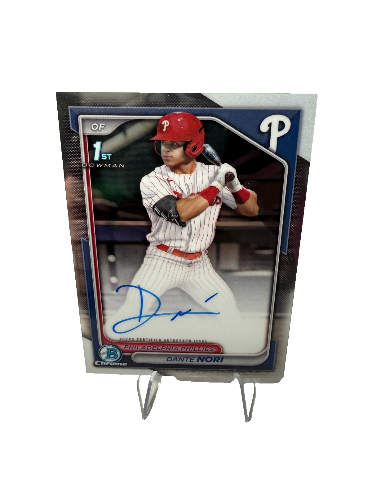 Dante Nori 2024 Bowman Draft Chrome 1st Auto #CPA-DN Phillies