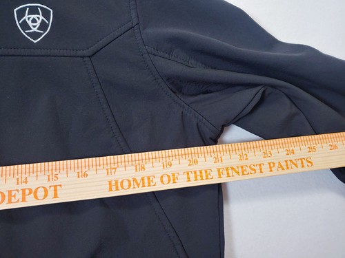 Ariat Team Soft Shell Jacket Full Zip Black Outdoor Equestrians Women's XL - Picture 15 of 16