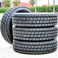 4 Tires Green Max GDR202 245/70R19.5 Load H 16 Ply Drive Commercial