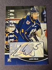 2012-13 IN THE GAME AUTOGRAPH AARON EKBLAD AUTO BARRIE COLTS #A-AE ITG